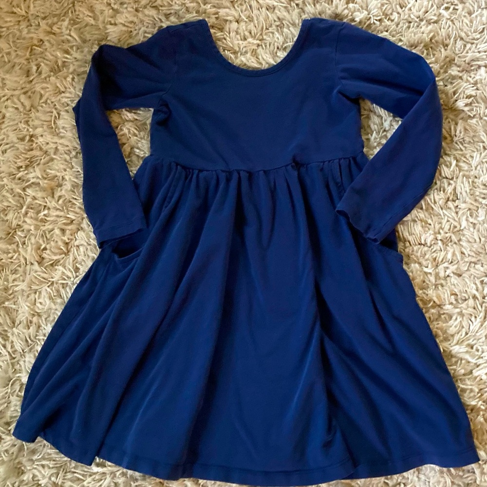 Hanna Andersson Skater Dress with Pockets Size 5